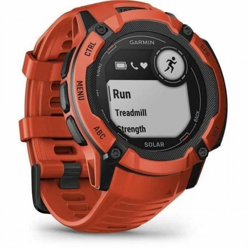 GARMIN Instinct 2X Solar herreur - rød/grå, digital