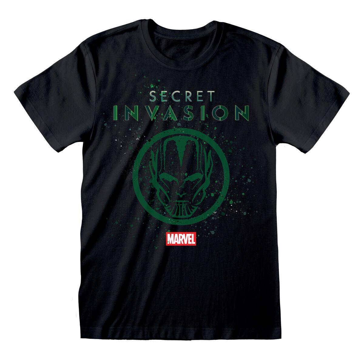 Marvel kortærmet T-shirt - Secret Invasion, sort unisex (S)