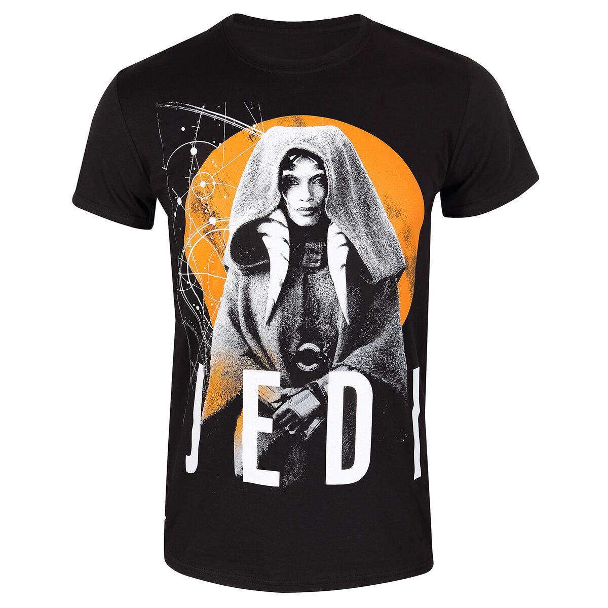 Kortærmet T Shirt Star Wars Jedi Sort Unisex
