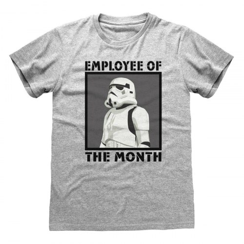 Star Wars T-shirt “Employee of the Month” - Grå Unisex, XL