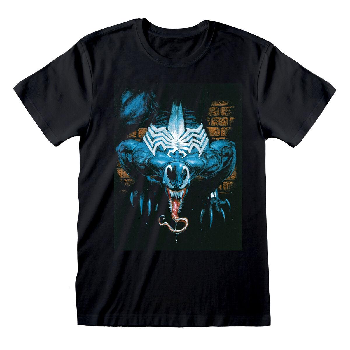 Marvel Kortærmet T-shirt Wall Lurker - Sort Unisex, S