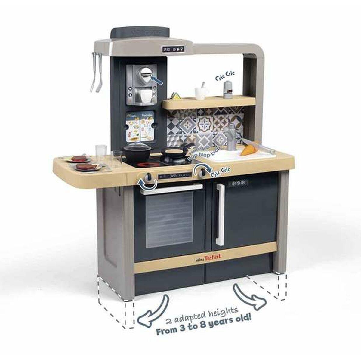 Legetøjskøkken Smoby Tefal - justerbar højde, 31 dele