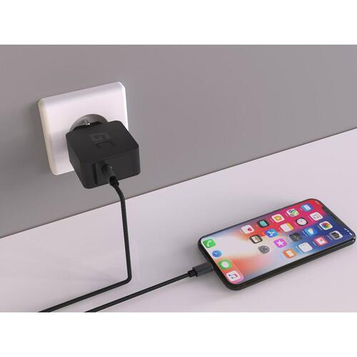 USB-kabel Green Cell CHAR07 Sort
