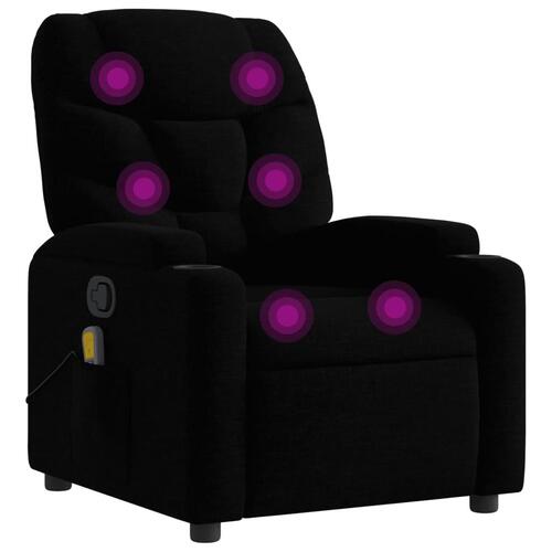 Massagestol stof sort