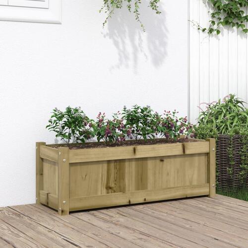 Plantekasse 90x31x31 cm imprægneret fyrretræ
