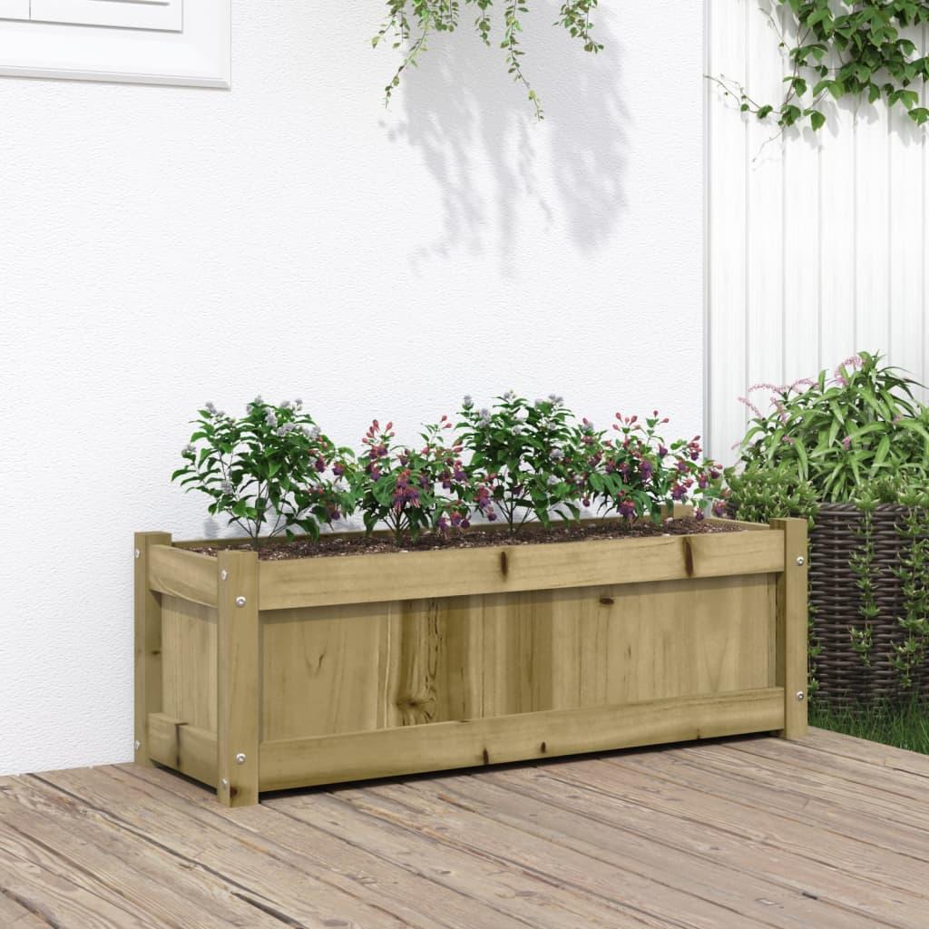 Plantekasse 90x31x31 cm imprægneret fyrretræ