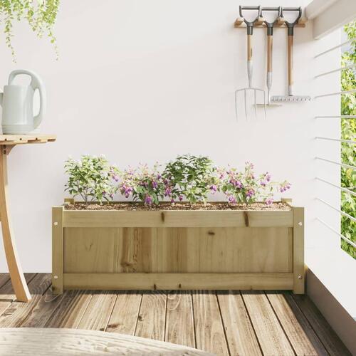 Plantekasse 90x31x31 cm imprægneret fyrretræ