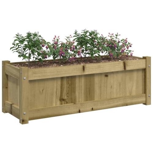 Plantekasse 90x31x31 cm imprægneret fyrretræ