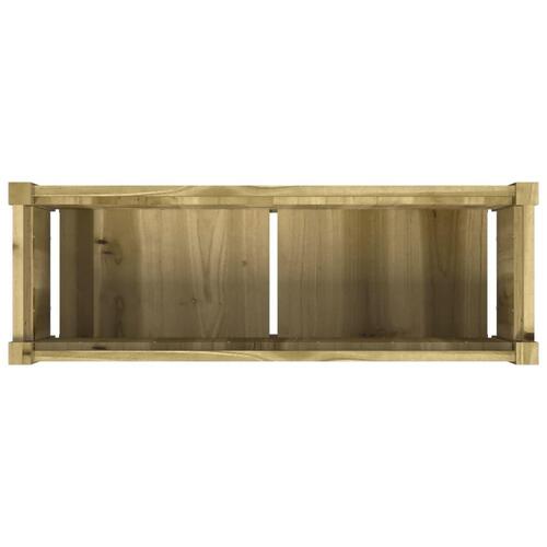 Plantekasse 90x31x31 cm imprægneret fyrretræ