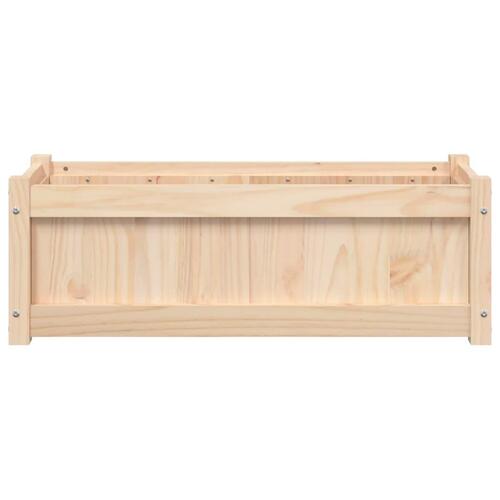 Plantekasse 90x31x31 cm massivt fyrretræ