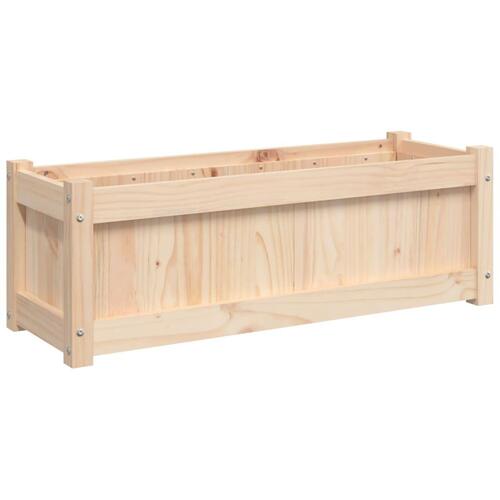 Plantekasse 90x31x31 cm massivt fyrretræ
