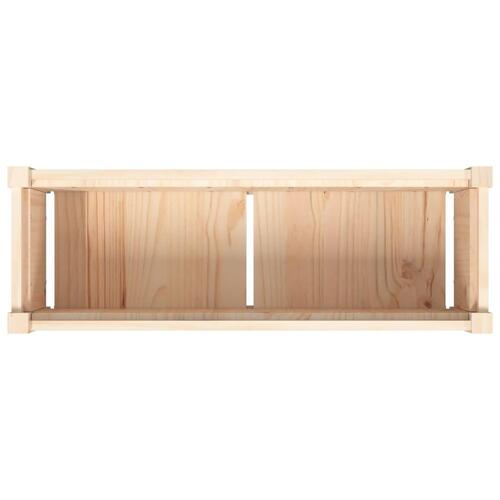 Plantekasse 90x31x31 cm massivt fyrretræ