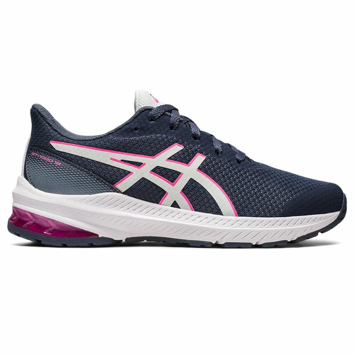 Løbesko til børn Asics GT-1000 12 GS Mørkeblå 32.5