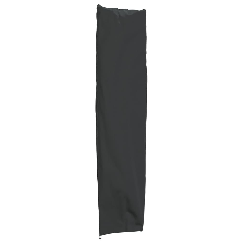vidaXL overtræk til haveparasol 240x57/57 cm 420D oxfordstof sort