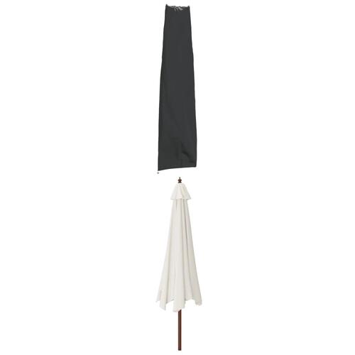 Overtræk til haveparasol 190x50/30 cm 420D oxfordstof sort