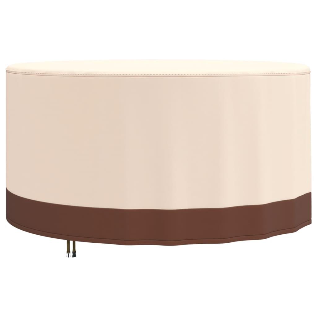 Overtræk Til Havemøbler Ø 157x71 Cm Rundt 600d Oxfordstof Beige