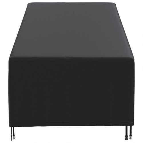 Overtræk til liggestol 210x80x45/75 cm 420D oxfordstof sort