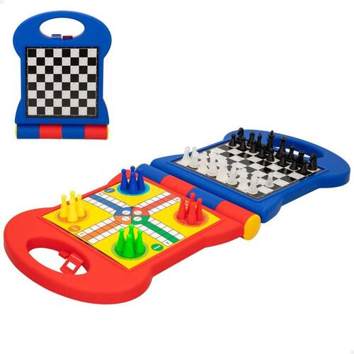 CB Games 8-i-1 brætspil - Skak m.fl., 24 × 17 × 3 cm (105 dele) - 12 enheder