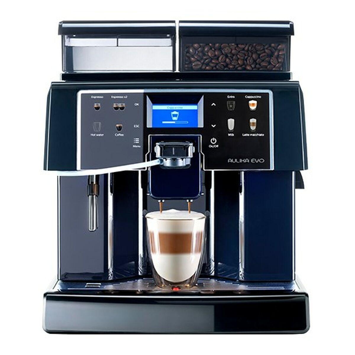 Superautomatisk Kaffemaskine Saeco 10000040 Blå Sort Sort Blå 1400