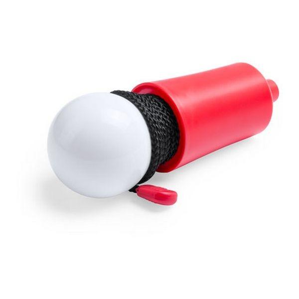 Transportabel justérbar LED lampe med ledning 144990 Rød