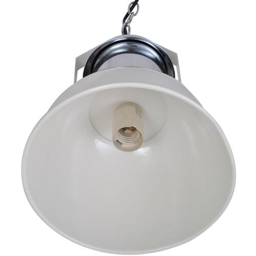 Loftslampe i metal 2 stk. højdejusterbar moderne hvid