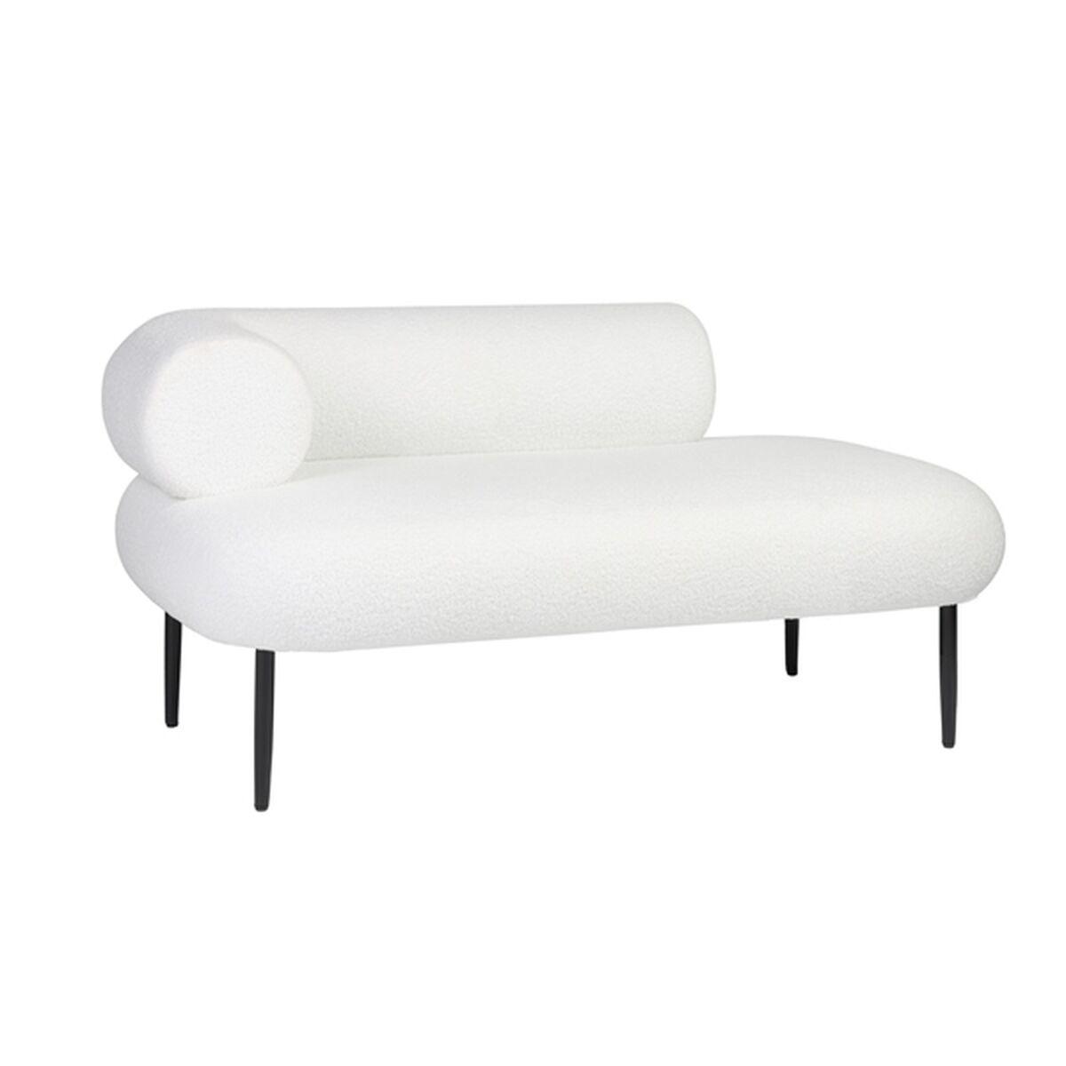 Sofa Hvid Sort Metal Scandi 127