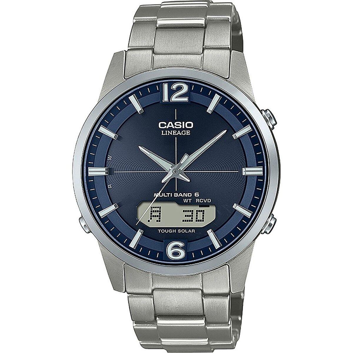 Herreur Casio LINEAGE Multi Band 6 Tough Solar Sølvfarvet (Ø 40 mm)