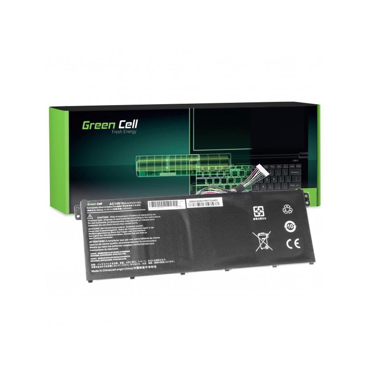 Laptop Batteri Green Cell Ac52 Sort 2200 Mah