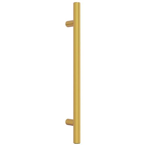 Skabshåndtag 10 stk. 160 mm rustfrit stål guldfarvet