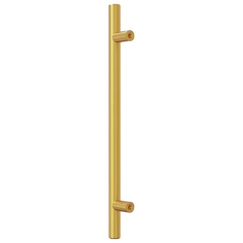 Skabshåndtag 10 stk. 160 mm rustfrit stål guldfarvet