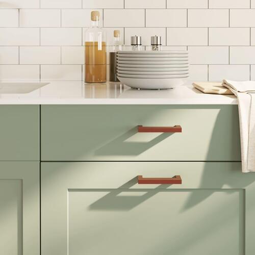 Skabshåndtag 10 stk. 96 mm rustfrit stål bronzefarvet