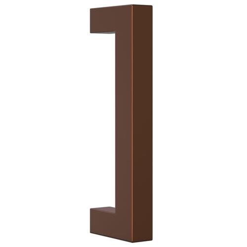 Skabshåndtag 10 stk. 96 mm rustfrit stål bronzefarvet