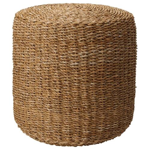 puf Ø40x38 cm rund søgræs naturfarvet