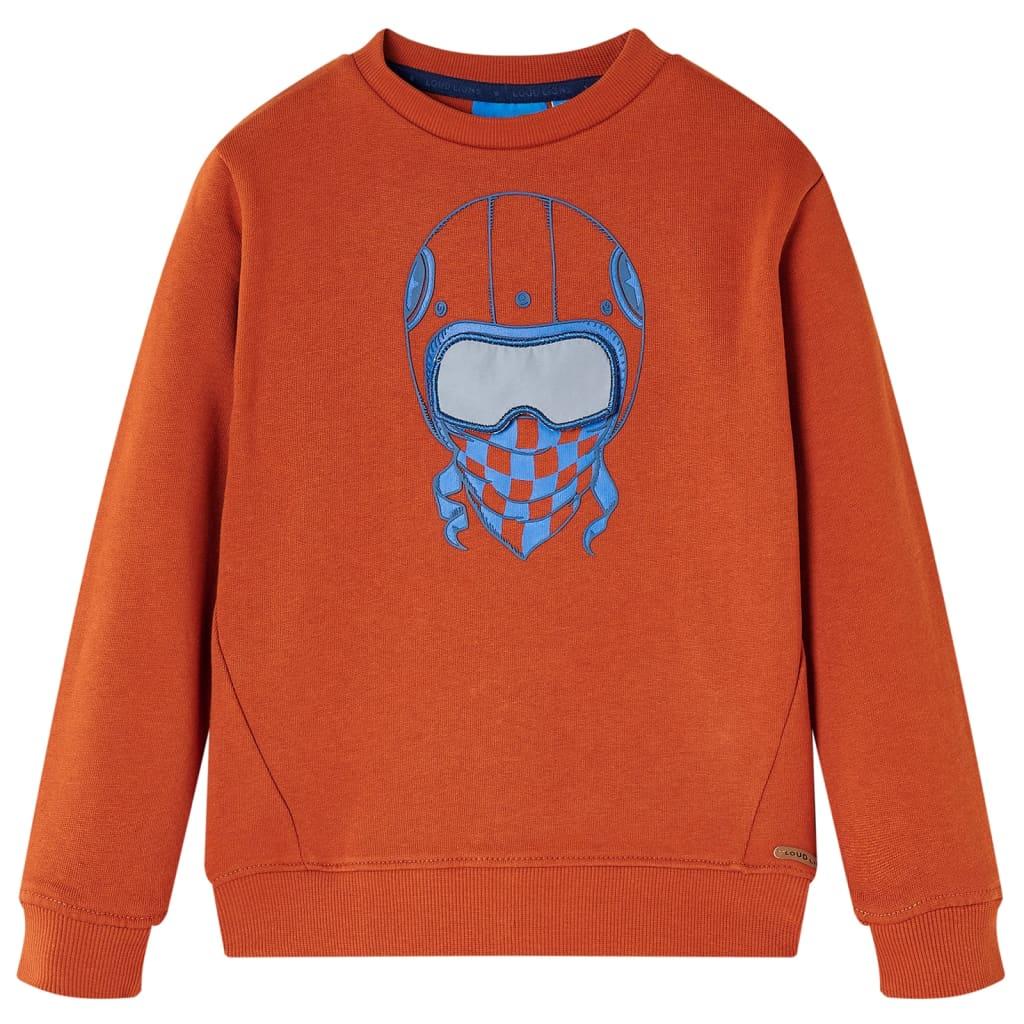 Sweatee Shirt Til Børn Lys Rustfarvet 116