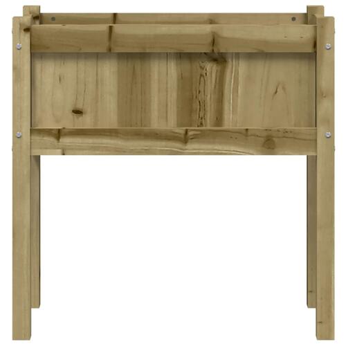Plantekasse med ben 70x31x70 cm imprægneret fyrretræ