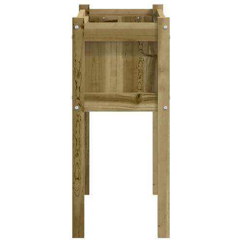 Plantekasse med ben 70x31x70 cm imprægneret fyrretræ