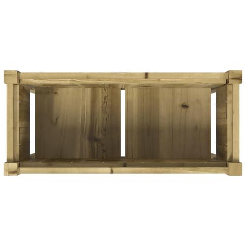 Plantekasse med ben 70x31x70 cm imprægneret fyrretræ