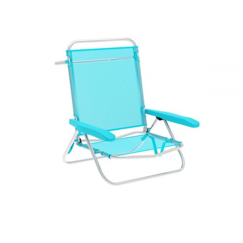 Marbueno polstret campingstol - akvamarin, 63 × 78 × 76 cm