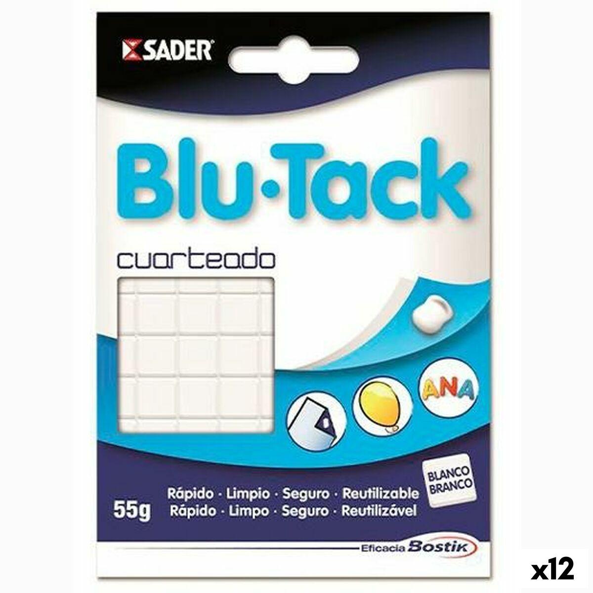 Fyldstof Bostik Blu Tack Hvid (12 enheder)