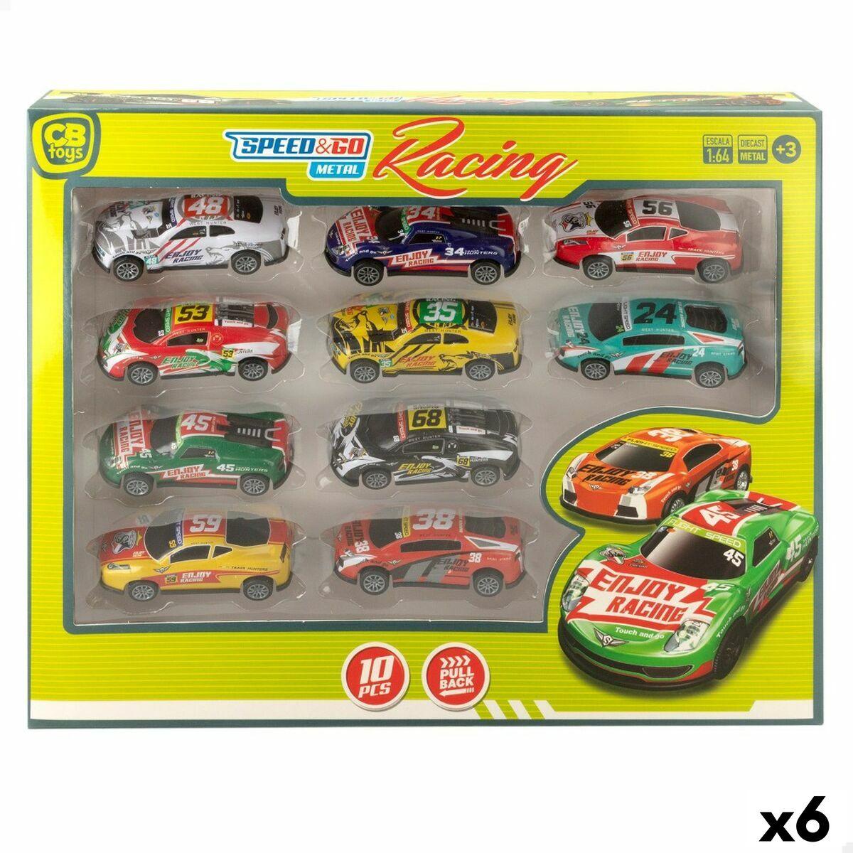 Legetøjssæt Med Køretøjer Speed & Go 8 X 2 2 X 3 6 Cm 6 Enheder