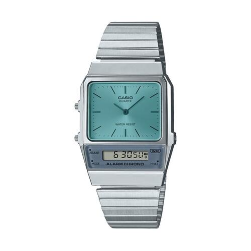 Casio Vintage Edgy unisex armbåndsur - sølv (Ø 40 mm)
