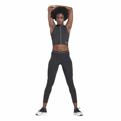 Reebok Les Mills Performance crop top uden ærmer - dame, sort (XS)