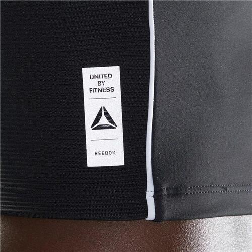 Reebok Les Mills Performance crop top uden ærmer - dame, sort (XS)