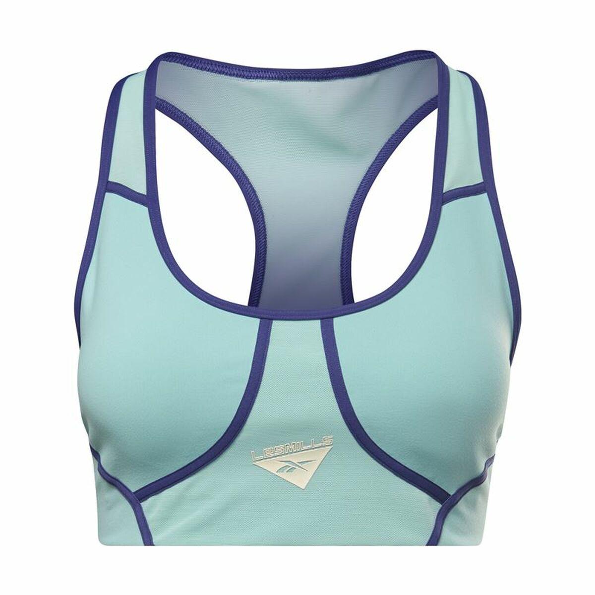 Reebok Les Mills sports-bh - turkisblå (L)