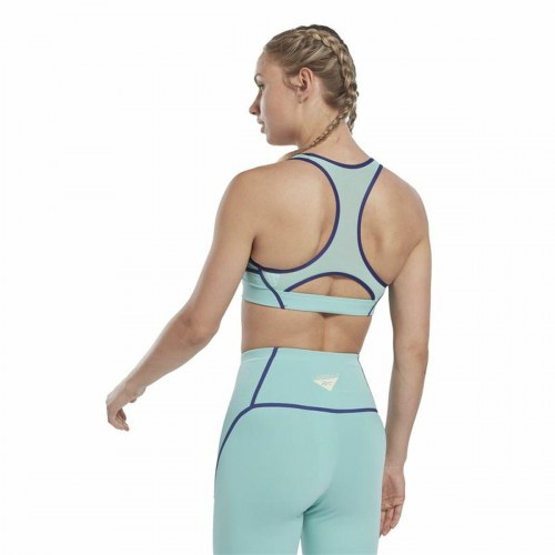 Reebok Les Mills sports-bh - turkisblå (L)