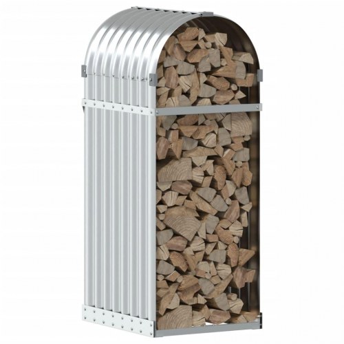 Brændestativ 40×45×100 cm i galvaniseret stål - sølv
