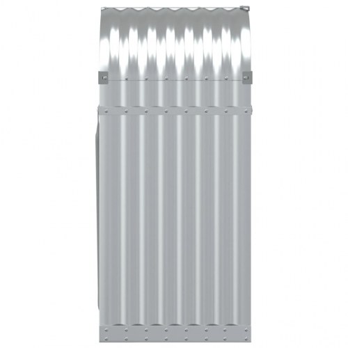 Brændestativ 40×45×100 cm i galvaniseret stål - sølv
