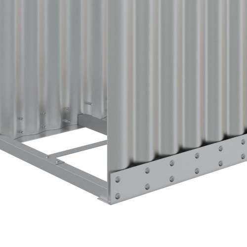 Brændestativ 40×45×100 cm i galvaniseret stål - sølv