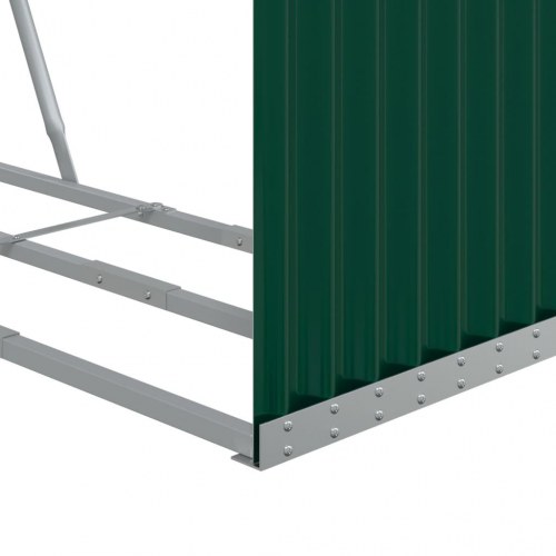 Brændestativ 120×45×100 cm i galvaniseret stål - grøn