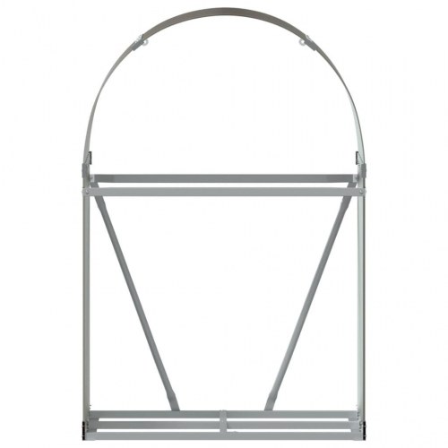 Brændestativ 80×45×120 cm i galvaniseret stål - brun